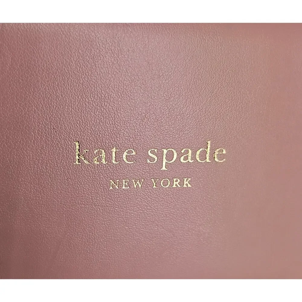 KATE SPADE PINK GREEN SUNGLASSES CASE W/ CLOTH HARD SHELL DESIGNER STYLE